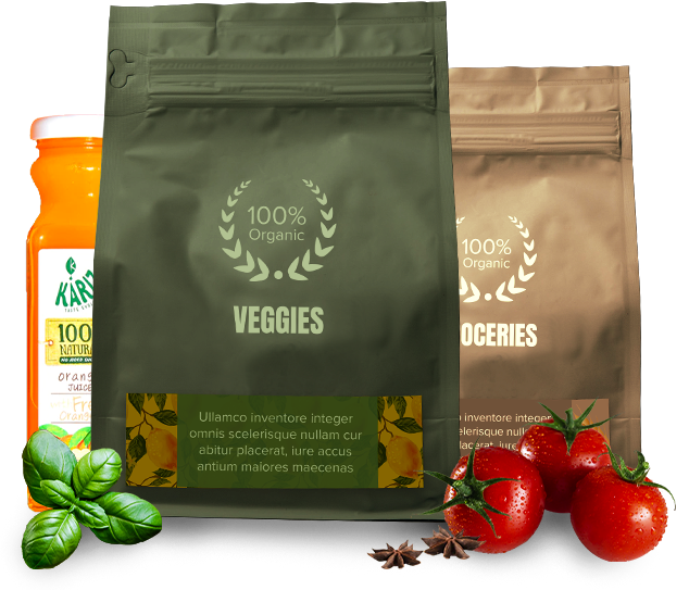 Our Organic product, which consists of orange juice and tea.